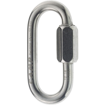 CAMP - OVAL QUICK LINK STAINLESS 8 mm -STANLESS STEEL -  0939 (A) (A)