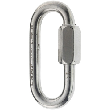 CAMP - OVAL QUICK LINK STAINLESS 10 mm -STANLESS STEEL -  0949