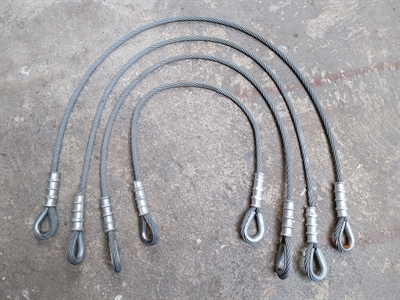 TALUIT ANKER WIRE 75Kn  0-1M  ANGIV CA. MÅL.