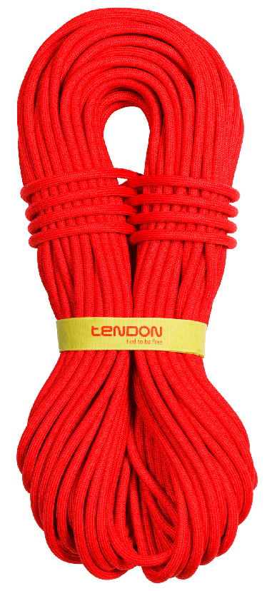 TENDON Master PRO 9.2 - červená   red - D092TP41C000C -Complete shield UIAA water rep. 1 m.