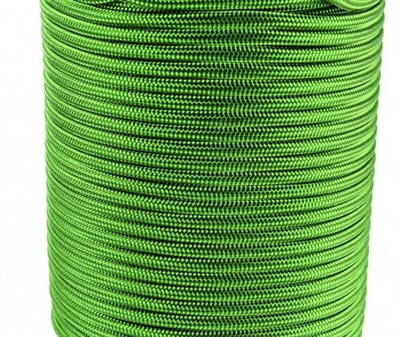 HOBBY snor Ø 5MM.  ass COLOR 250 m rulle 2. sortering kun til hobby brug og telte ( NOT FOR CLIMBING)